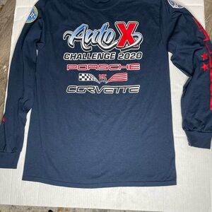 Gildan Racing shirt LS size M color: multi color